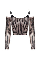 Hip + Happen-Milly Baskılı Bluz-Top-1-Milagron.com