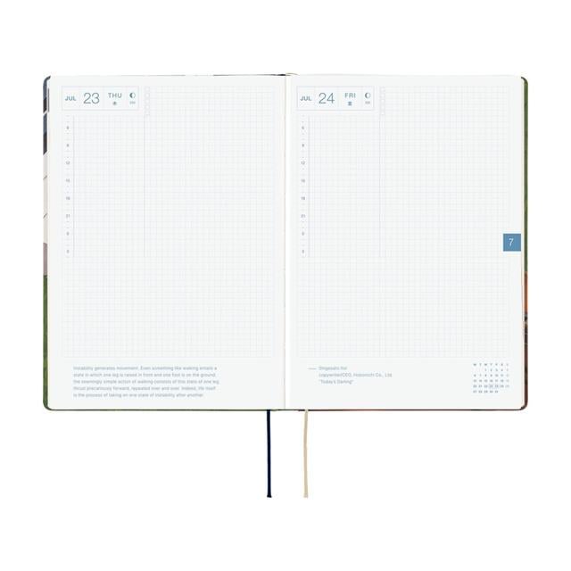 Hobonichi Techo Hon - A5 English - Hiroko Kubota: Waiting On The Chord - 2026 Jan Start