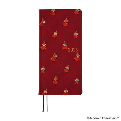 2026 Haftalık Ajanda Defter Little My Deep Red – İngilizce Planlayıcı