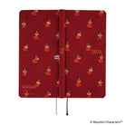 Hobonichi Techo Weeks English Slim Schedule Book - Little My : 2026 Monday Start Deep Red