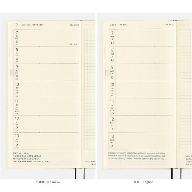 Hobonichi-Hobonichi Weeks 2025 Book Spy X Family: Forger Family (English / Wallet Size)-Defter-9-Milagron.com