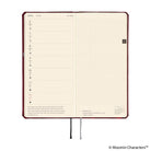 Hobonichi Techo Weeks Japanese Slim Schedule Book - Little My : 2026 Monday Start Deep Red