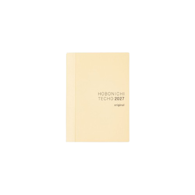 Hobonichi-Techo Original Ajanda, A6 - 2027 Japonca-Ajanda-1-Milagron.com