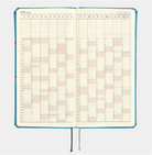 Hobonichi-Hobonichi Techo Weeks 2025 Mega Bow & Tie: Cherry-Çizgili-9-Milagron.com