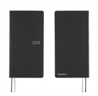 Hobonichi-Hobonichi Techo Weeks 2025 Paper Series: Black Gingham-Çizgili-3-Milagron.com