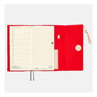 Hobonichi-Techo Weeks Cover Tragen Red Defter Kılıfı-Aksesuar-10-Milagron.com