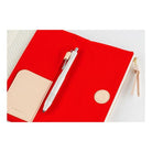 Hobonichi-Techo Weeks Cover Tragen Red Defter Kılıfı-Aksesuar-4-Milagron.com