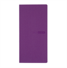 Hobonichi-Hobonichi Techo Weeks Mega B6 Deri Kapak Slim Colors: Rich Purple-Çizgili-1-Milagron.com