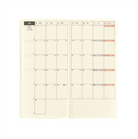 Hobonichi-Hobonichi Techo Weeks Mega B6 Deri Kapak Slim Colors: Rich Purple-Çizgili-10-Milagron.com