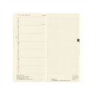 Hobonichi-Hobonichi Techo Weeks Mega B6 Deri Kapak Slim Colors: Rich Purple-Çizgili-11-Milagron.com