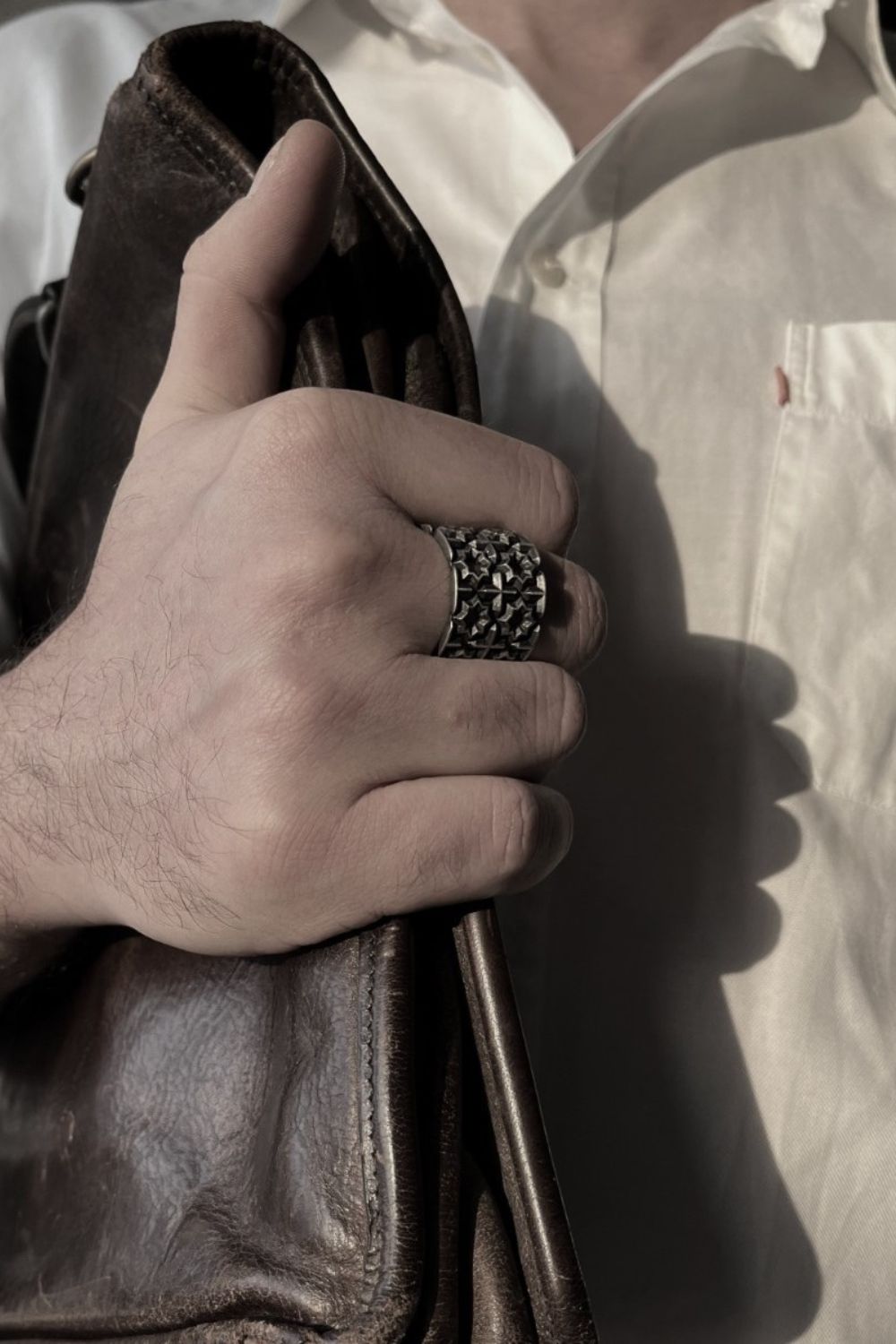 Karatay 925 Ayar Gümüş Yüzük - 2