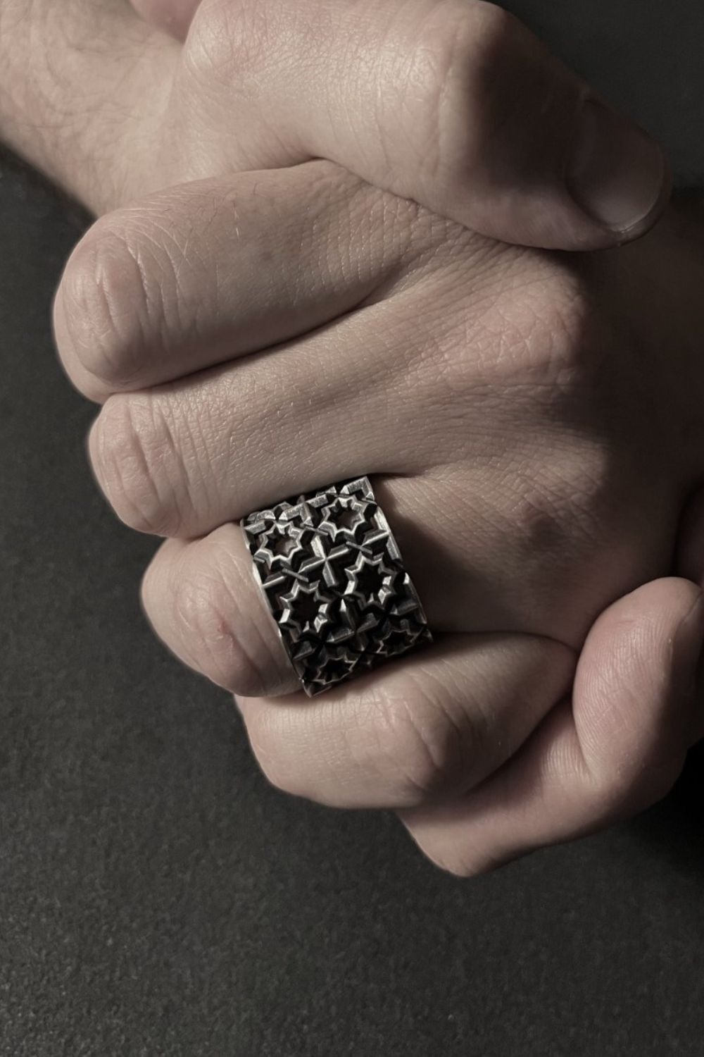 Karatay 925 Ayar Gümüş Yüzük - 3