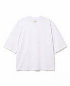 Disconnected Kulaklık Baskılı Ekru Oversize T-Shirt