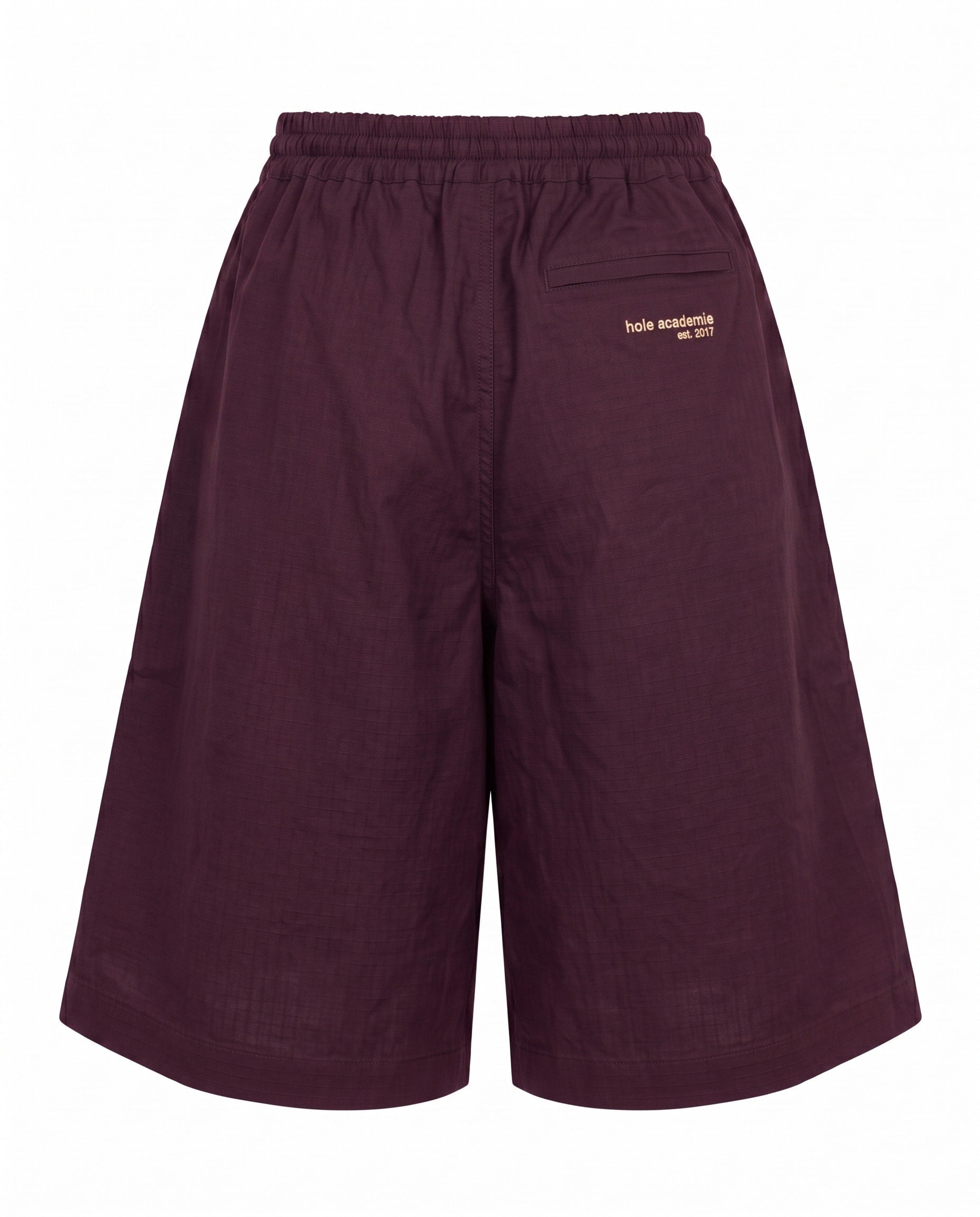 Bordo Bol Kesim Bermuda Şort