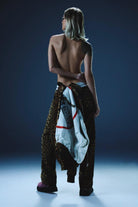 Leopar Desen Gabardin Mont