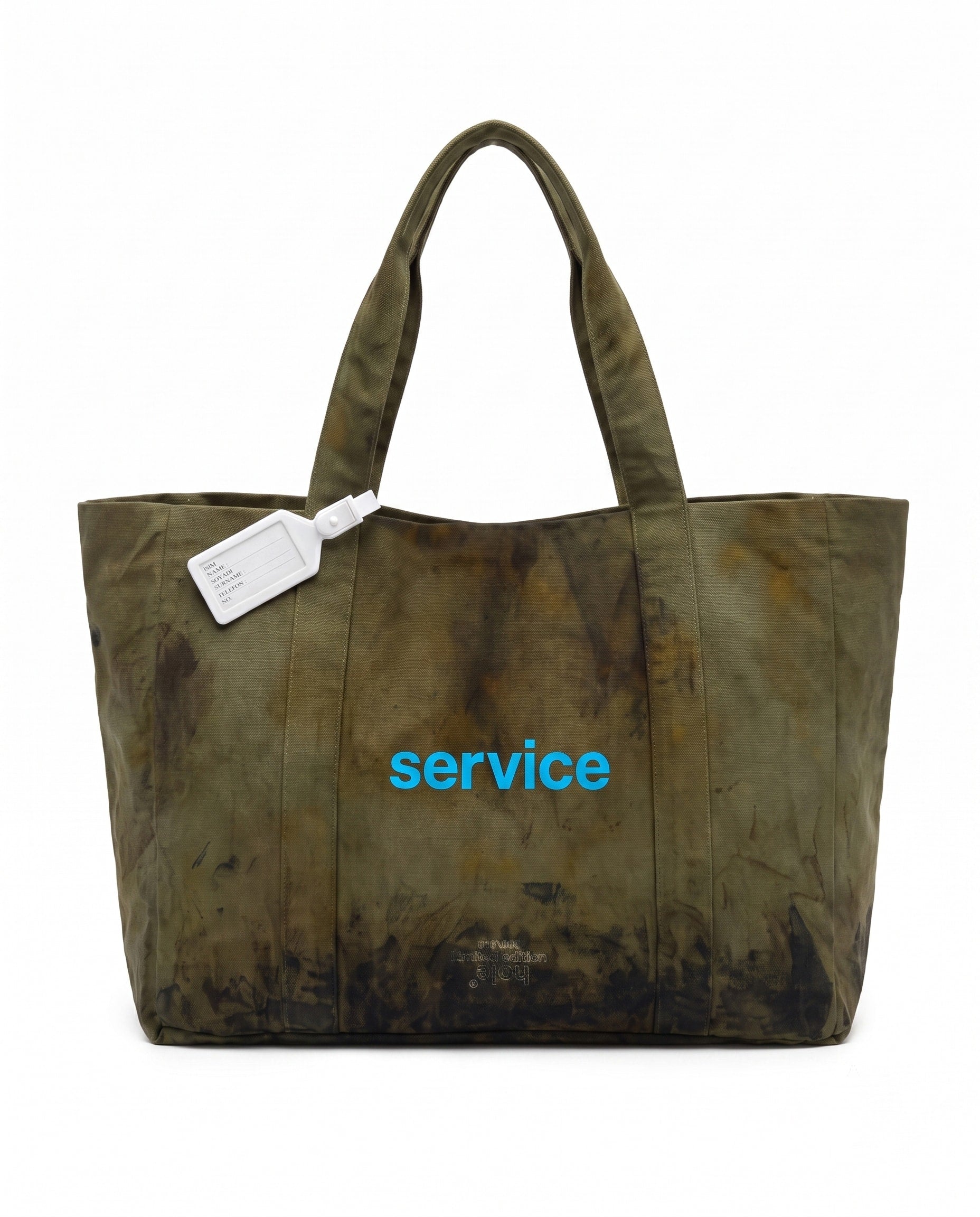 Limited Edition Eskitme Haki Tote Çanta - 005/016