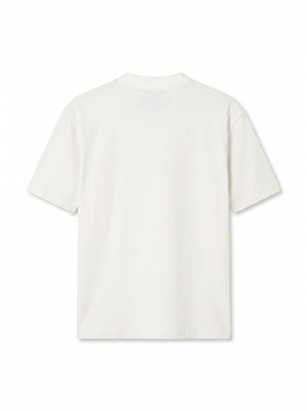 Organik Penye Basic Ekru Regular T-Shirt - 1