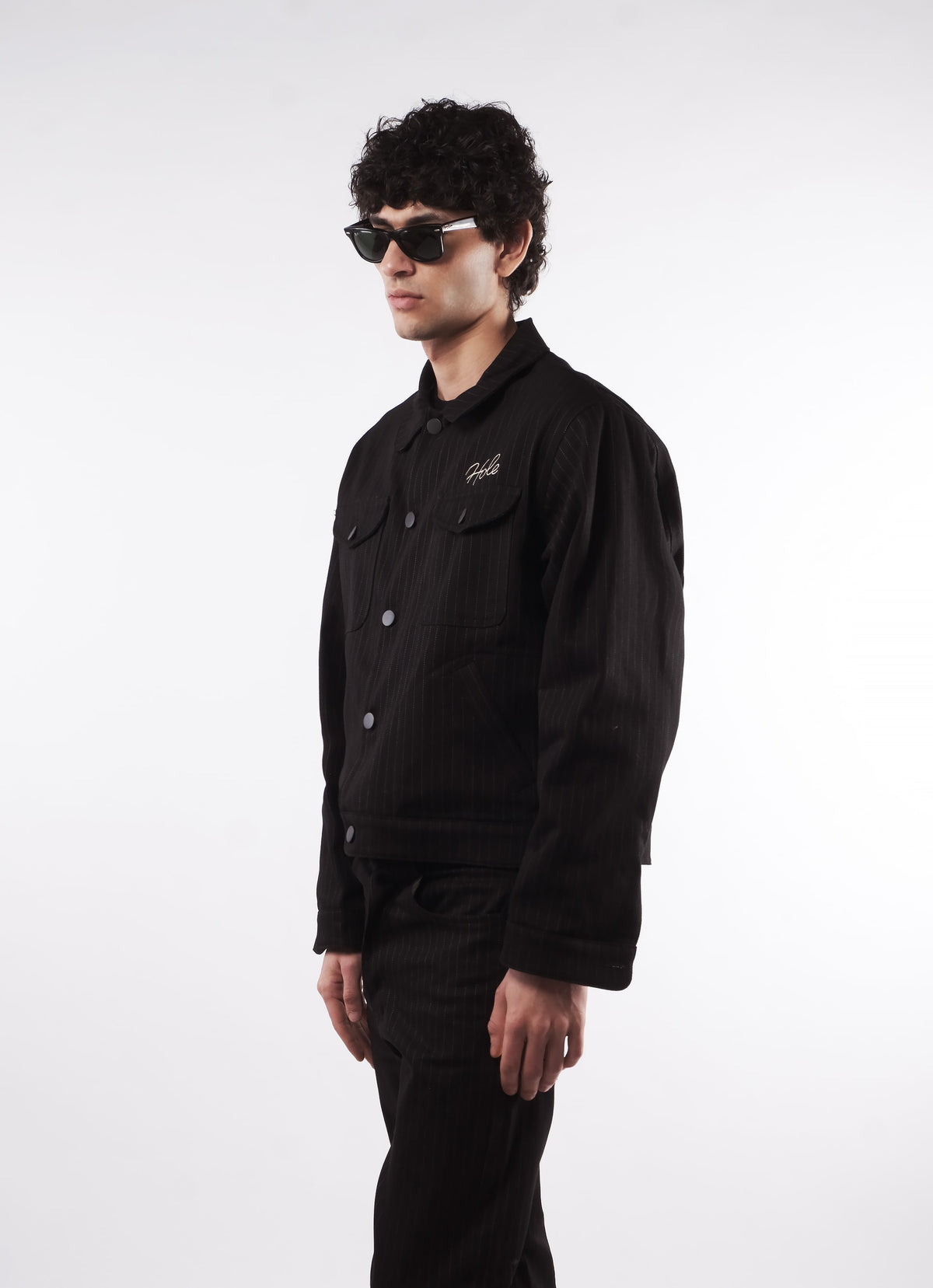 Tyler Çizgi Detay Gabardin Mont