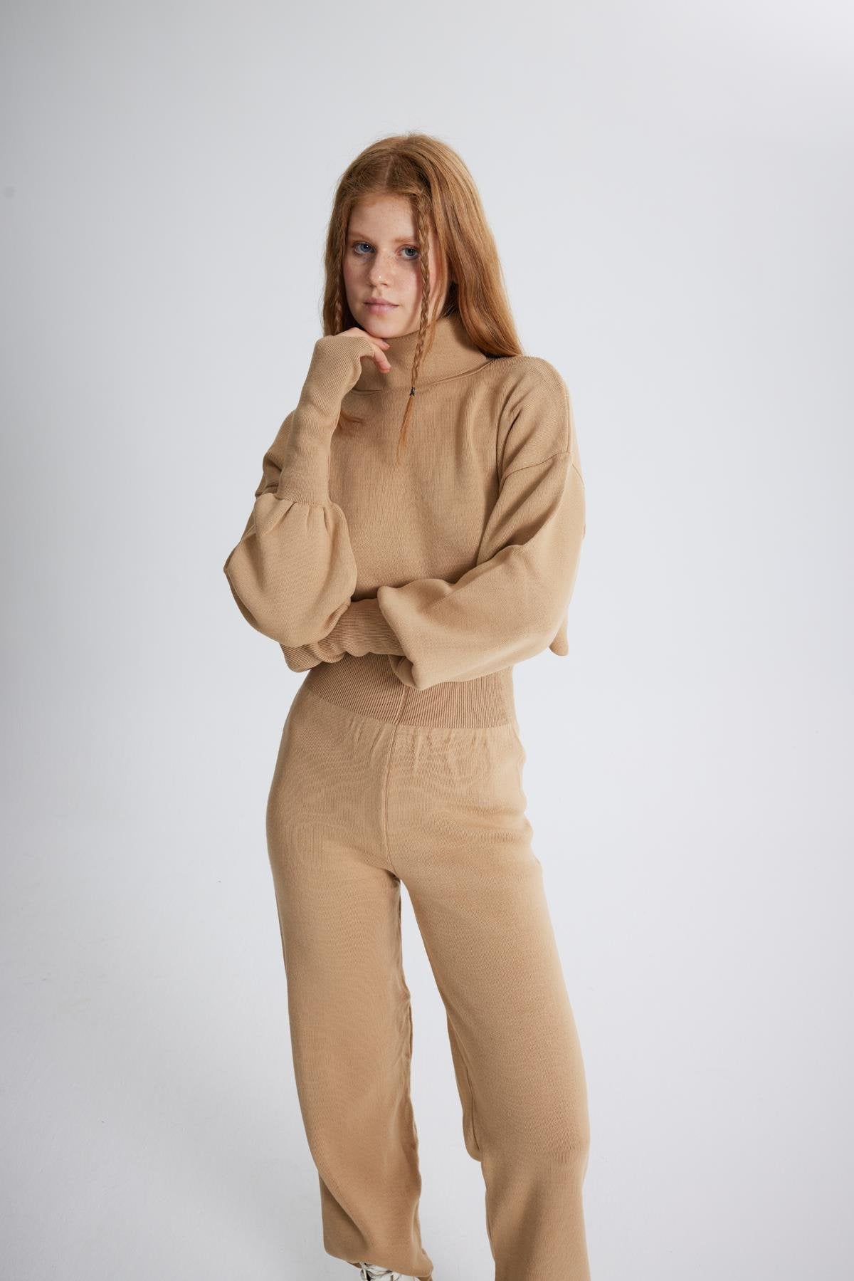 Alt Üst Triko Thinky Takım Camel