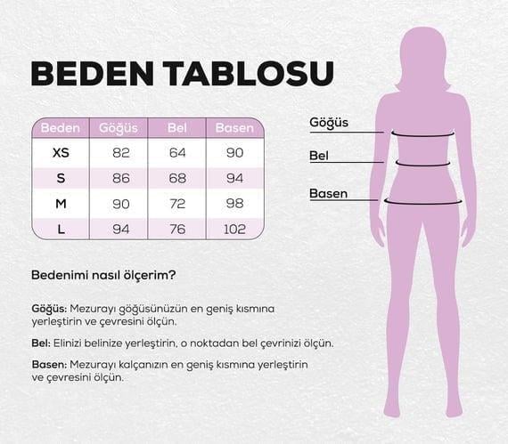 Balon Model Gül Desenli Mini Donna Etek Siyah