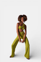 Holly Lolly-Beatrice Omuz Detaylı Crop Bluz – Yeşi̇l-Bluz-5-Milagron.com