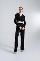 Beli Lastikli Esnek Comfy Pantolon Siyah