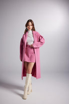 Çan Model A Kesim Mini Kaşe Mira Etek Pembe