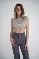 Holly Lolly-Candy T-Shirt, Gri-T-Shirts-1-Milagron.com