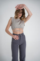 Holly Lolly-Candy T-Shirt, Gri-T-Shirts-4-Milagron.com