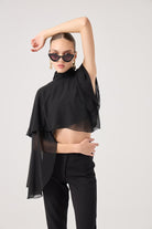Pelerin Model Bena Bluz Siyah