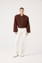 Holly Lolly-Swan Jean Pantolon, Beyaz-Pantolon-1-Milagron.com