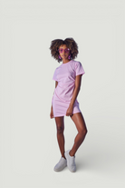 Holly Lolly-Wex T-Shirt Elbise, Pembe-Elbise-1-Milagron.com
