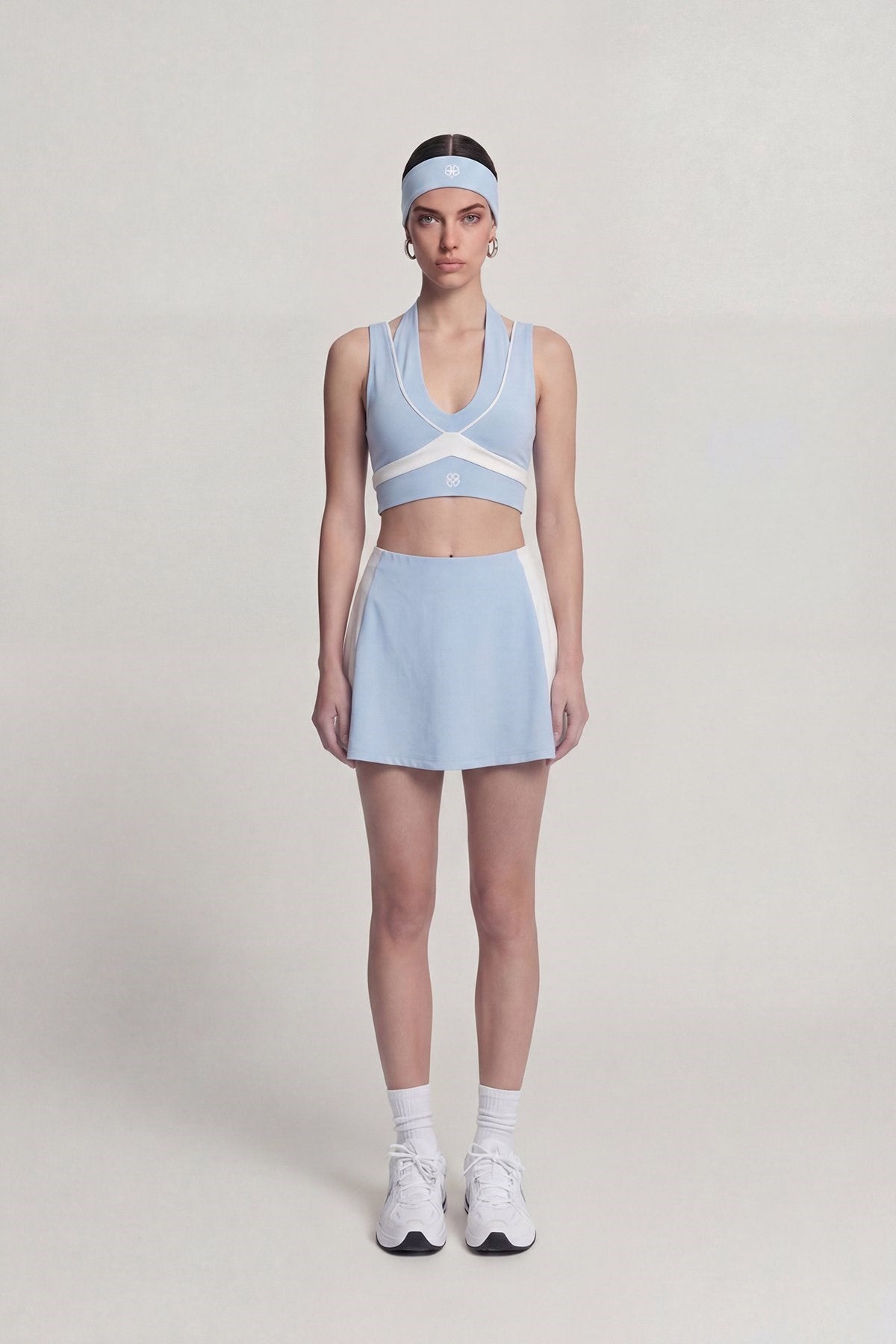 Yüksek Bel Stella Şort Etek Mavi