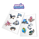 Holotoyz Sticker Super Sea Creatures Ar Uyumlu Etiket