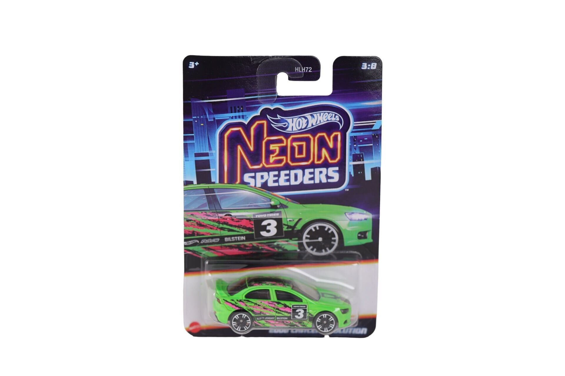 Hlh72 Hot Wheels Neon Yarışlar Temalı Arabalar