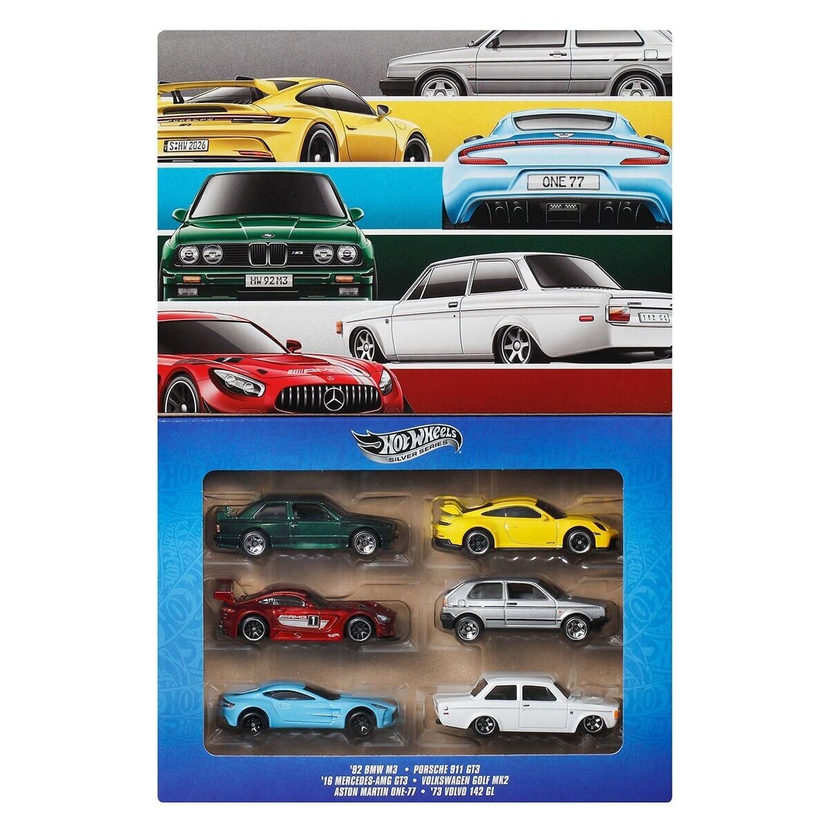 Hot Wheels Euro Style 6lı Araç Paketi 1:64 Oyuncak Arabalar