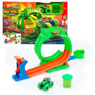Jmk91 Hot Wheels Monster Trucks Mutant Kaosu Çemberde Yarış Oyun Seti