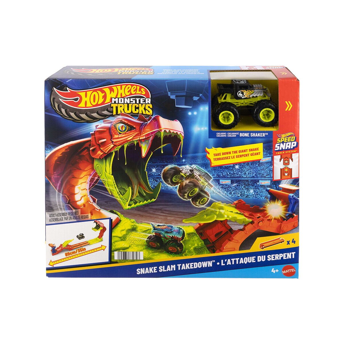 Jjn44 Hot Wheels Monster Trucks Snake Bite Güç Darbesi