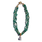 House Of Marne-Alto Green Agate-Kolye-1-Milagron.com