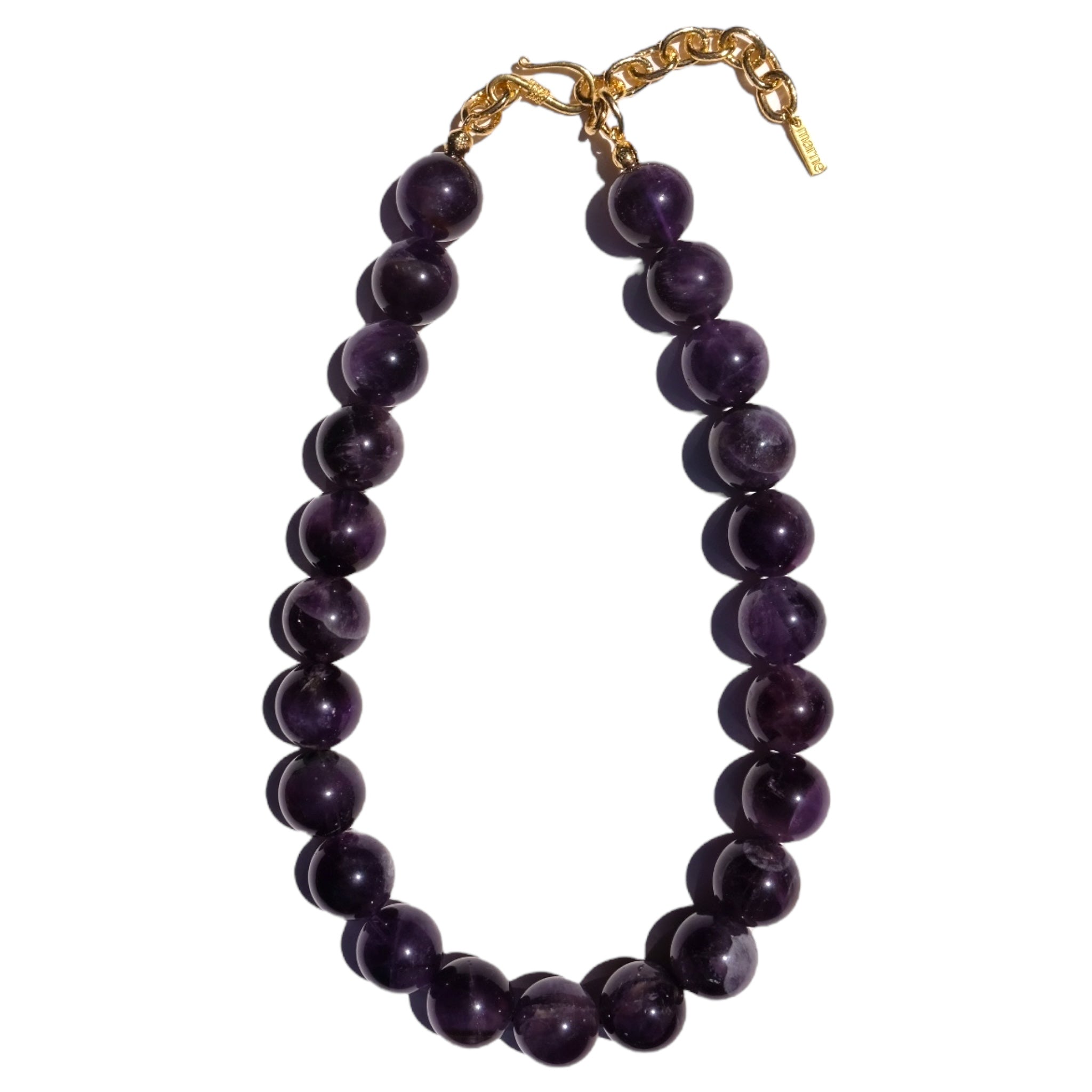 House Of Marne-Amethyst Choker-Kolye-1-Milagron.com