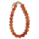 House Of Marne-Fire Agate Choker-Kolye-1-Milagron.com
