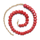 House Of Marne-Red Coral Belt-Kemer-1-Milagron.com