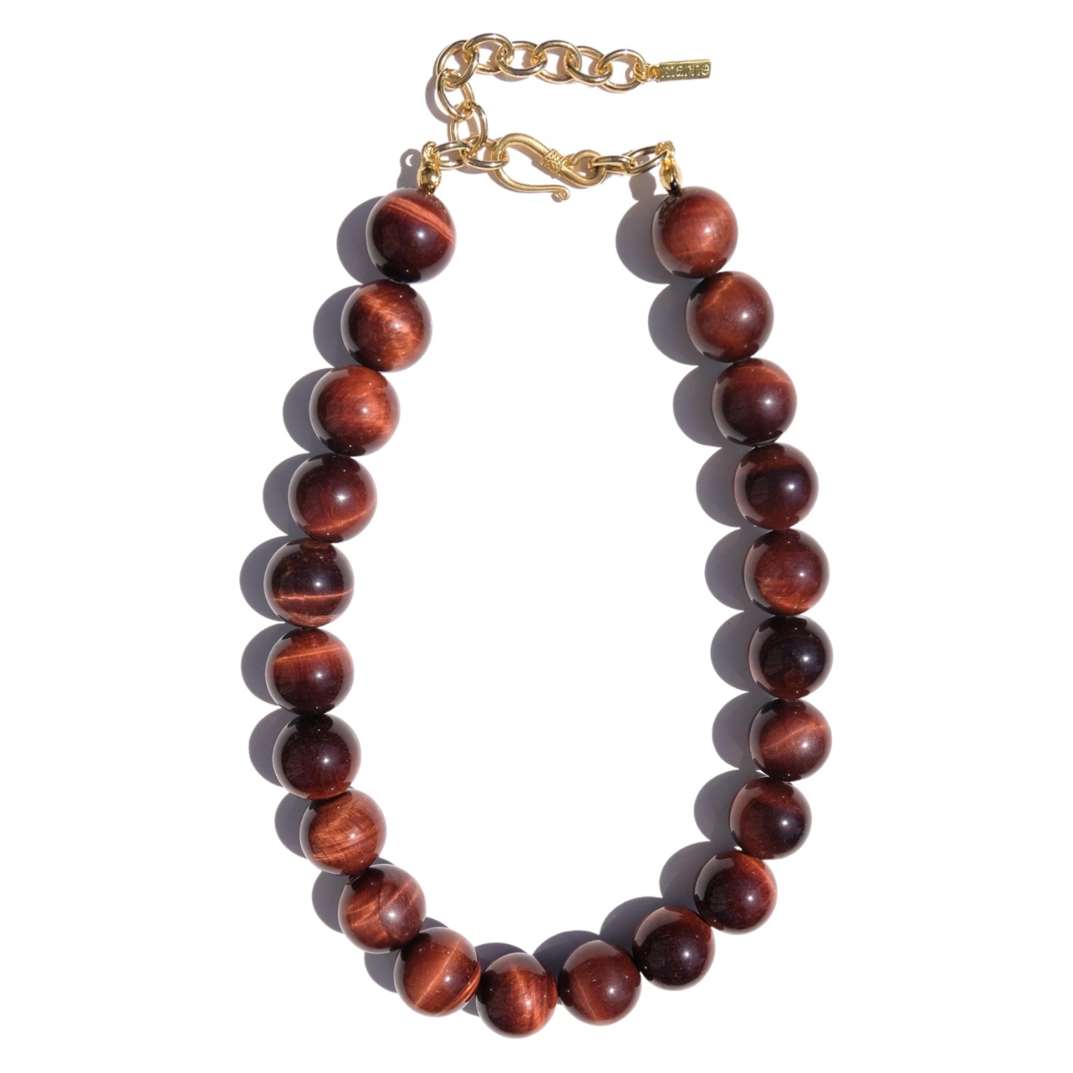 House Of Marne-Red Tiger Eye Choker-Kolye-1-Milagron.com
