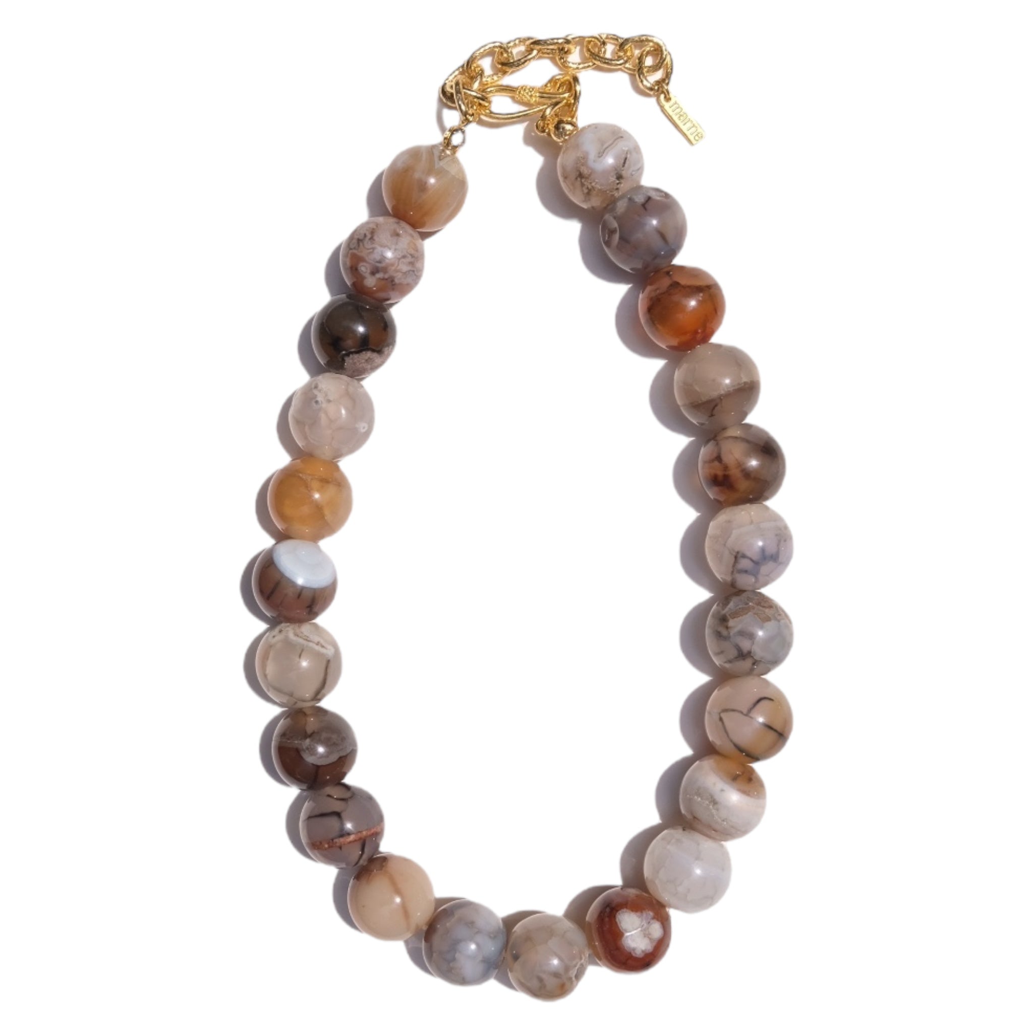 House Of Marne-Snakeskin Choker-Kolye-1-Milagron.com