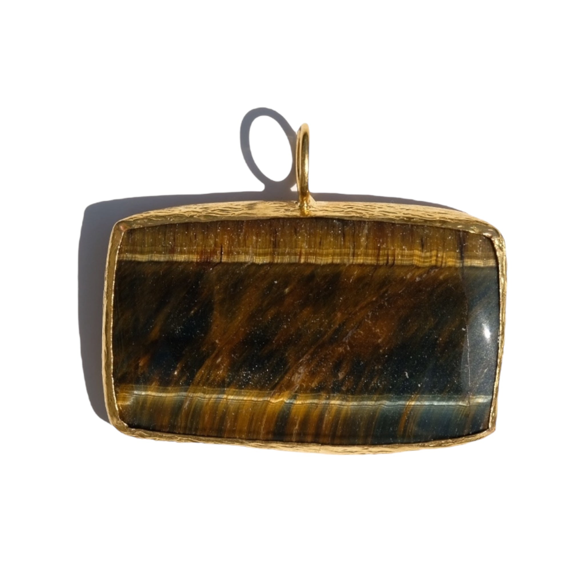 House Of Marne-Tiger Eye Pendant-Kolye-1-Milagron.com