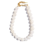 House Of Marne-White Onyx Choker-Kolye-1-Milagron.com