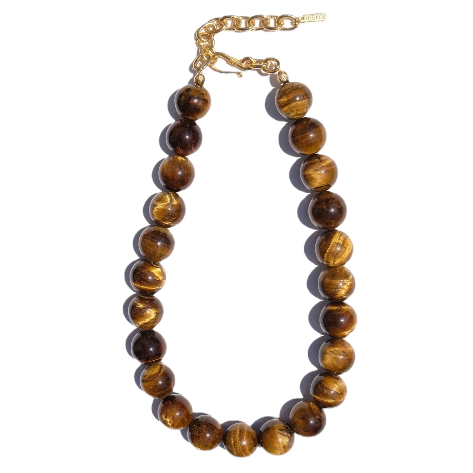 House Of Marne-Yellow Tiger Eye Choker-Kolye-1-Milagron.com