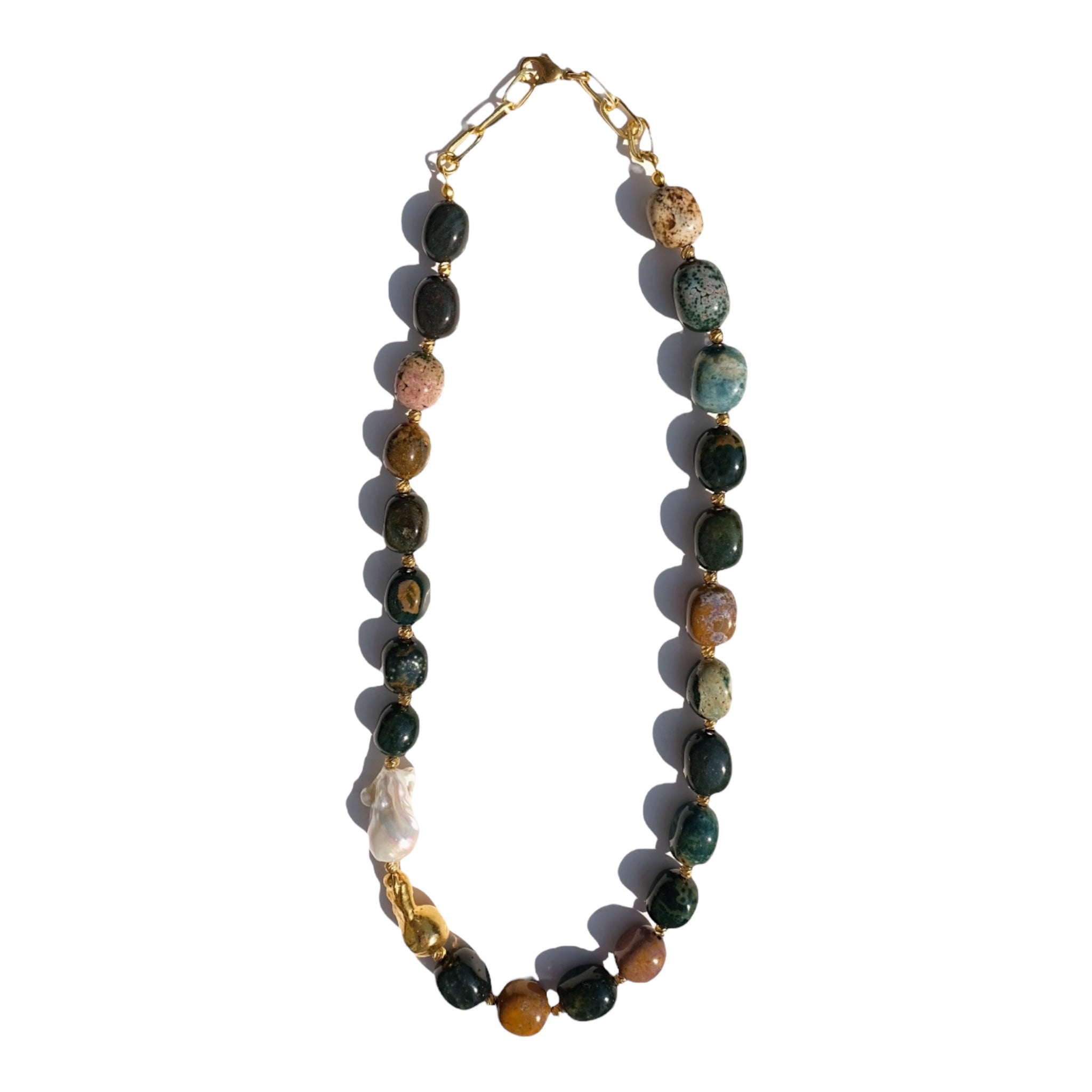 House Of Marne-Zei Indian Agate-Kolye-1-Milagron.com