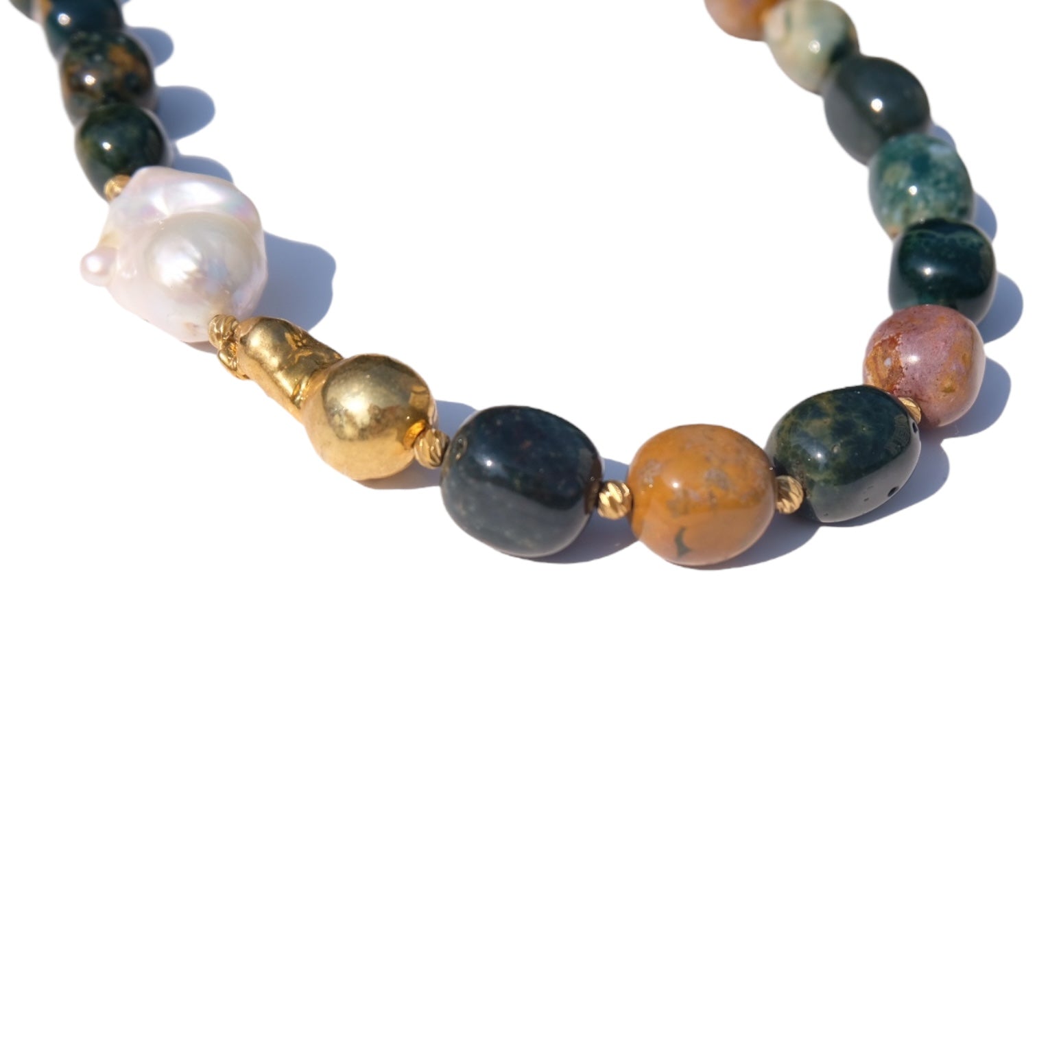 House Of Marne-Zei Indian Agate-Kolye-2-Milagron.com