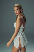 House Of Silk-Béatrice Babydoll Beyaz-Gecelik-3-Milagron.com